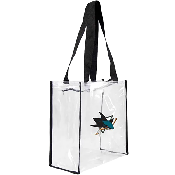 Sharks Clear Square Stadium Tote