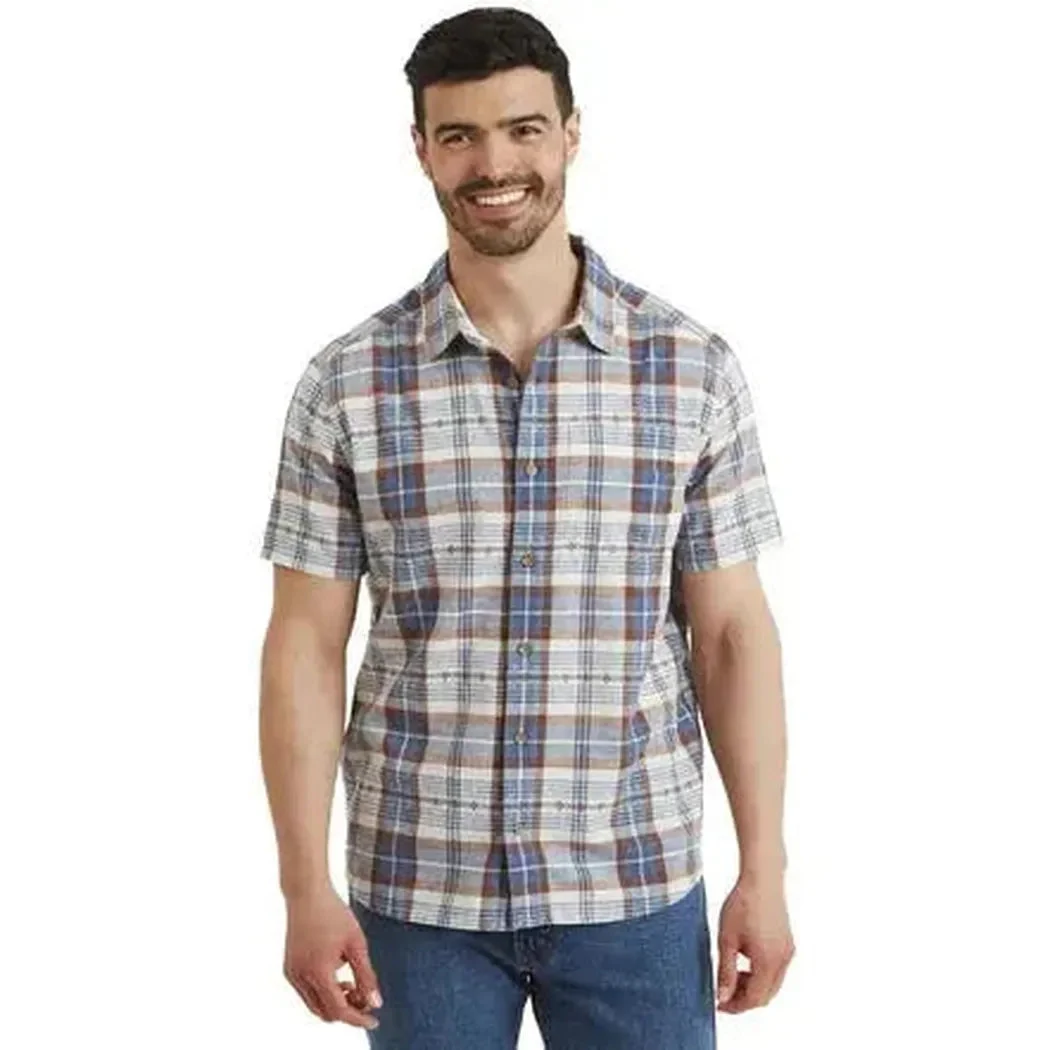 Sherpa Adventure Gear Men's Jampa Plaid Short Sleeve Shirt