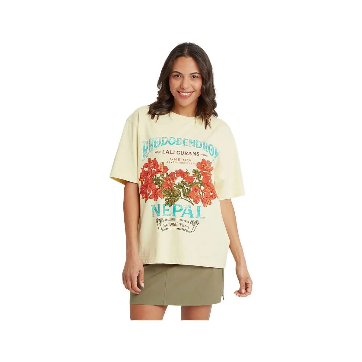 Sherpa Women's Tarcho Rhododendron Short Sleeve T-Shirt