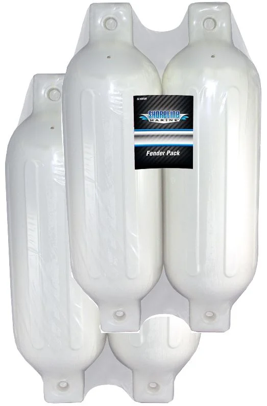 Shoreline Marine 6.5 X 23 in Promo Inflatable Fender 4-Pack - Mrne Rop | Miyar Adventures