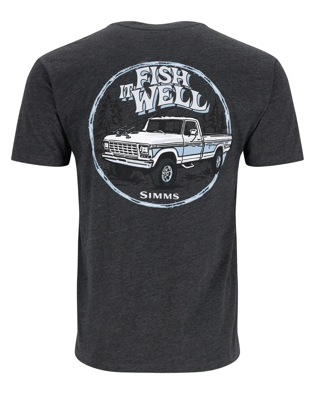 Simms Fish It Well Truck T-Shirt Men's | Miyar Adventures