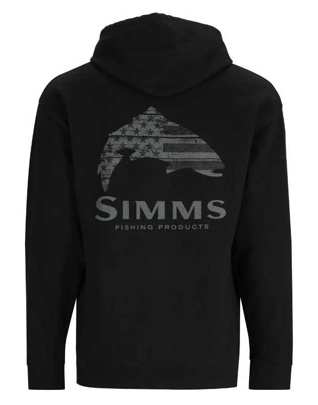 Simms Wooden Flag Trout Hoodie | Miyar Adventures
