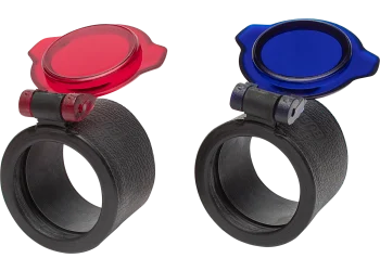 Slip On Filter for 1.25 Inch Flashlight Bezels-Red
