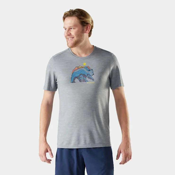 Smartwool Bear Strata Active Short Sleeve Graphic Tee Men's | Miyar Adventures