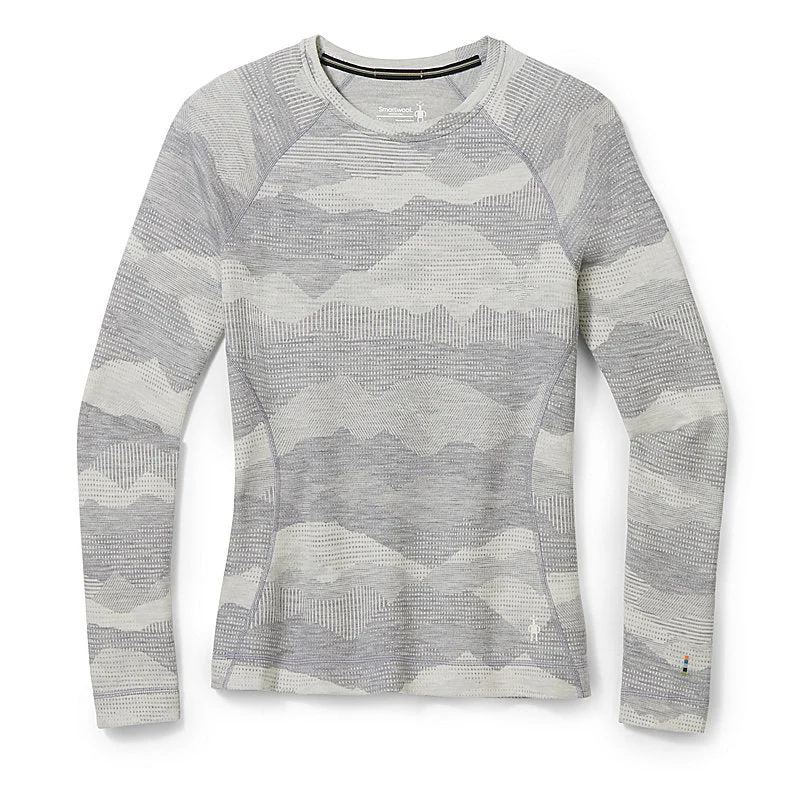 Smartwool Classic Thermal Merino Base Layer Pattern Crew Women's | Miyar Adventures