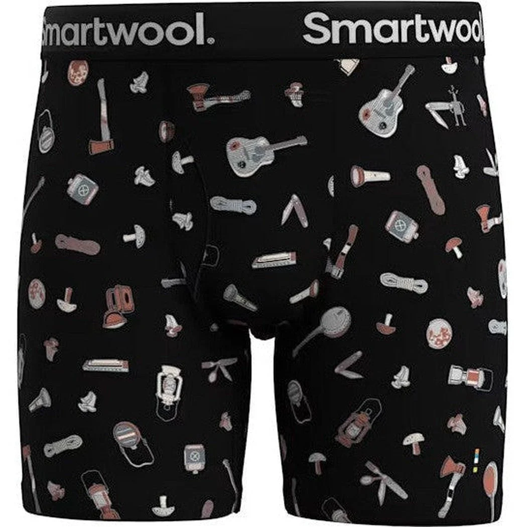 Smartwool Men's Merino Print Boxer Brief Boxed