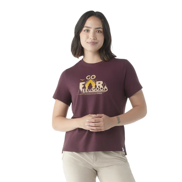 Smartwool Women's Go Far. Feel Good. Graphic Short Sleeve Tee | Miyar Adventures