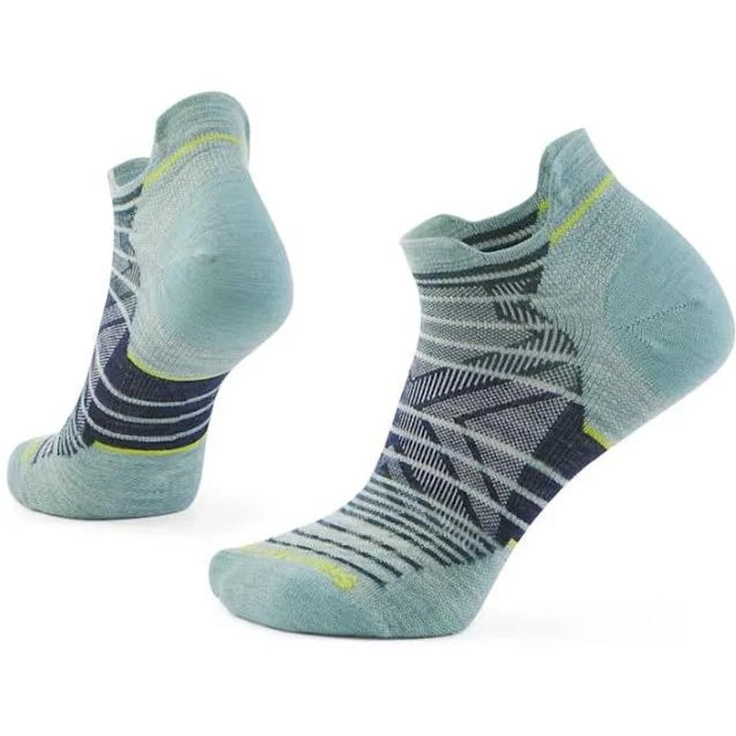 Smartwool Women's Run Zero Cushion Stripe Low Ankle Socks