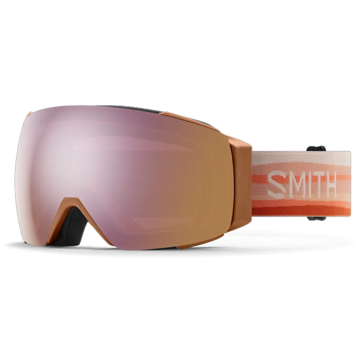 Smith I/O MagMirage/ChromaPop Everyday Rose Gold Mirror/Chromapop Storm Blue Sensor Mirror Snow Goggles