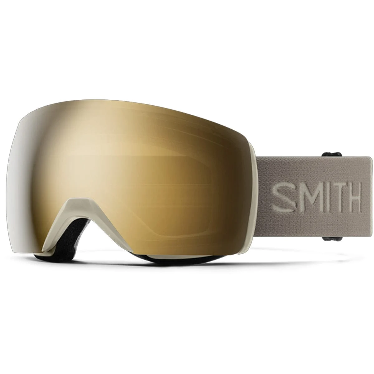 Smith Skyline XLChalk/ChromaPop Sun Black Gold Mirror Snow Goggles