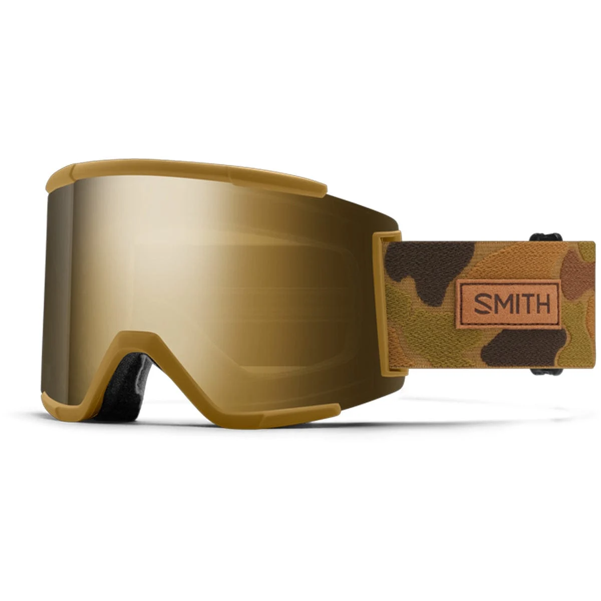 Smith Squad XLCoyote Pow Hunter/ChromaPop Sun Black Gold Mirror/Chromapop Storm Blue Sensor Mirror Snow Goggles