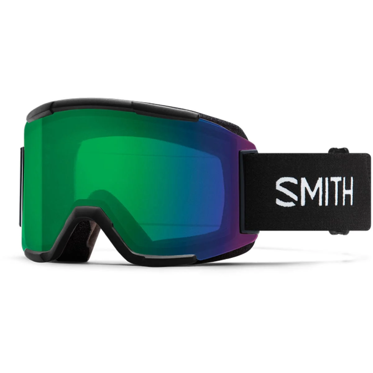 Smith SquadBlack /ChromaPop Everyday Green Mirror /Clear Snow Goggles