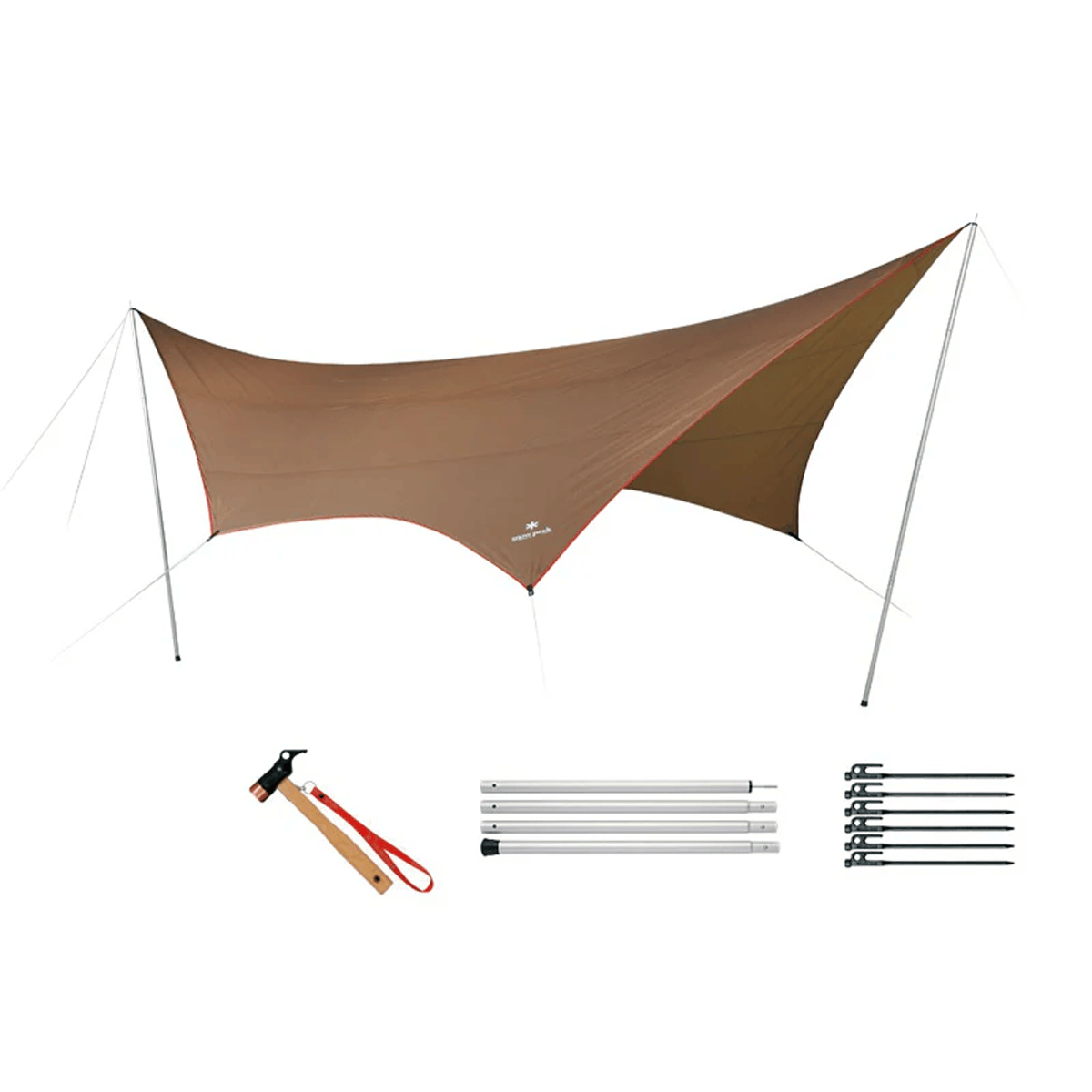 Snow Peak Hexa Tarp Set Large