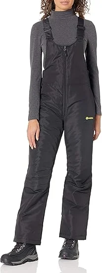 Solstice Microshed Snow Ski Bibs Full Zip Women's Black Medium Vintage | Miyar Adventures