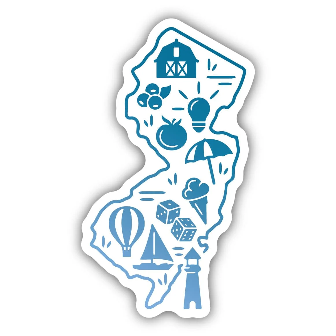Stickers Northwest NJ ICONS