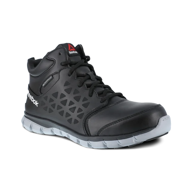 Sublite Cushion Work - RB4144Men's Athletic Waterproof Mid-Cut - Black and Grey