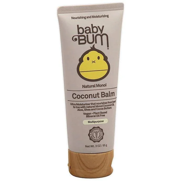 Sun Bum Baby Bum Coconut Balm - Natural Monoi 3 oz