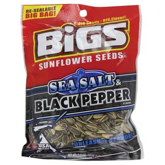 SUNFLOWER SEEDSSEA SALT & CRACKED PEPPER