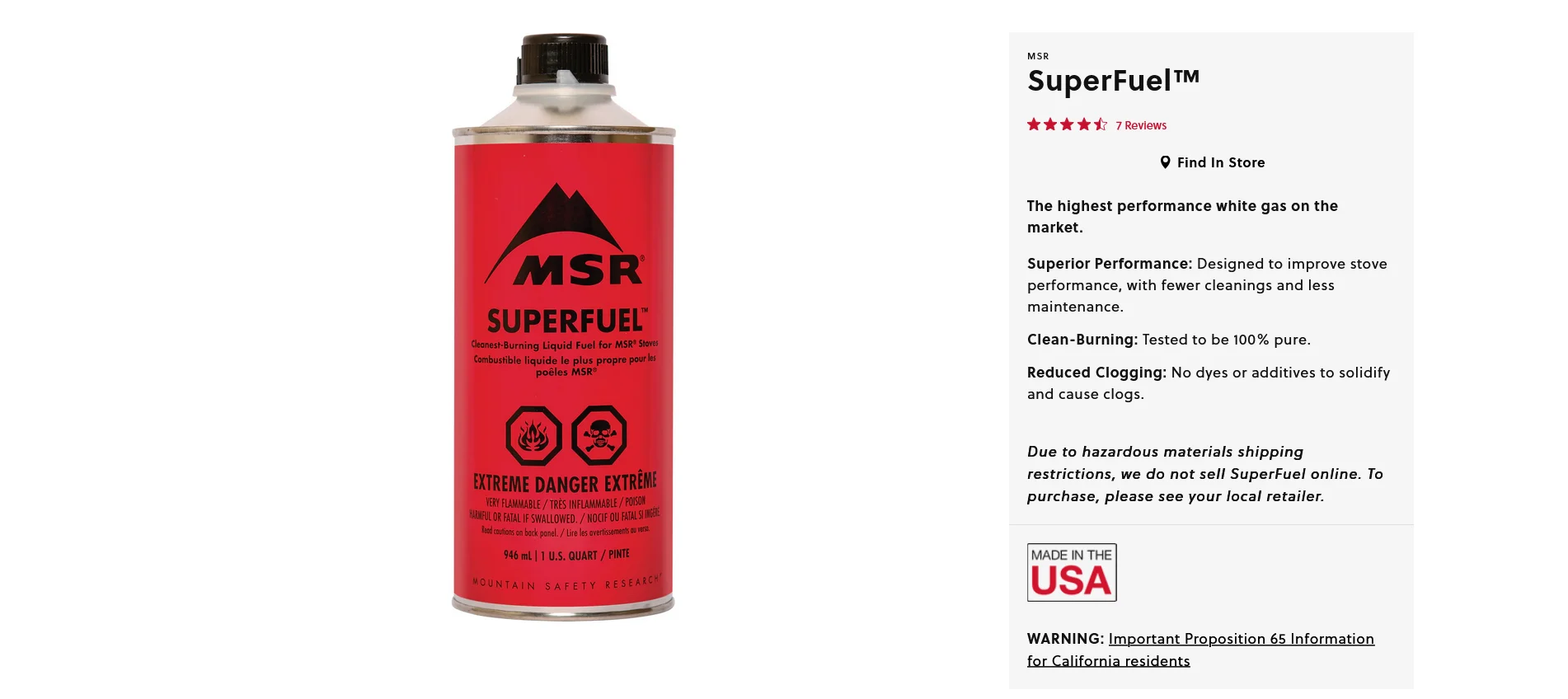 SuperFuel™ ***HAZMAT.IN STORE PICK UP ONLY***