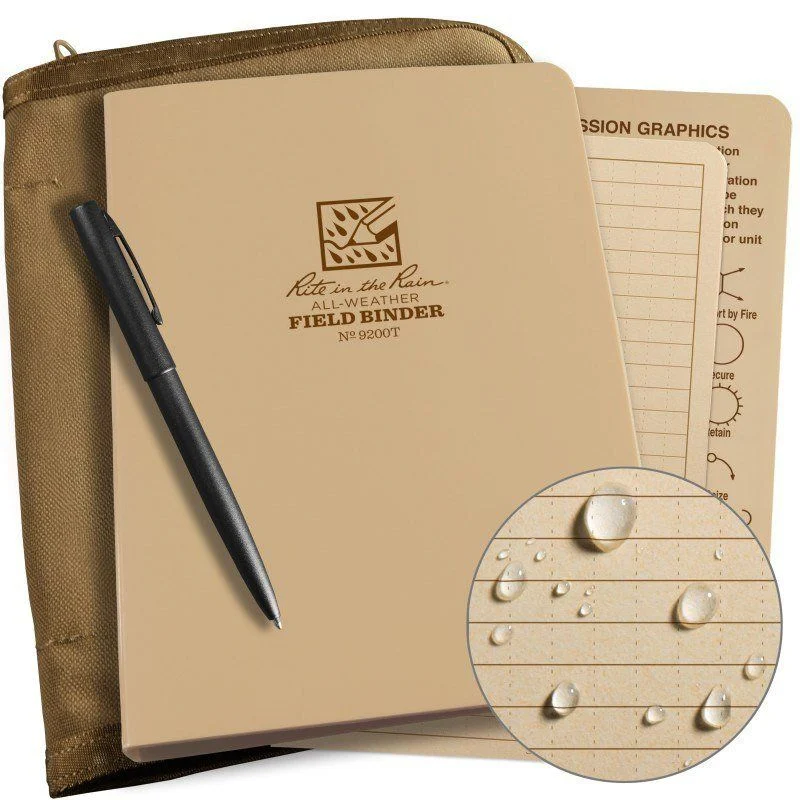 Tactical Ring Binder KitRite in the Rain