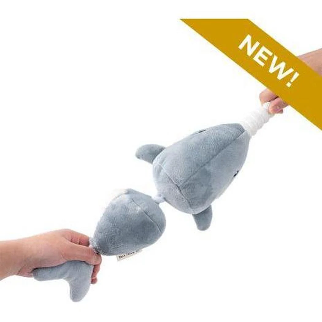 Tall Tails Narwhal Jointed Shake Play Dog Toy