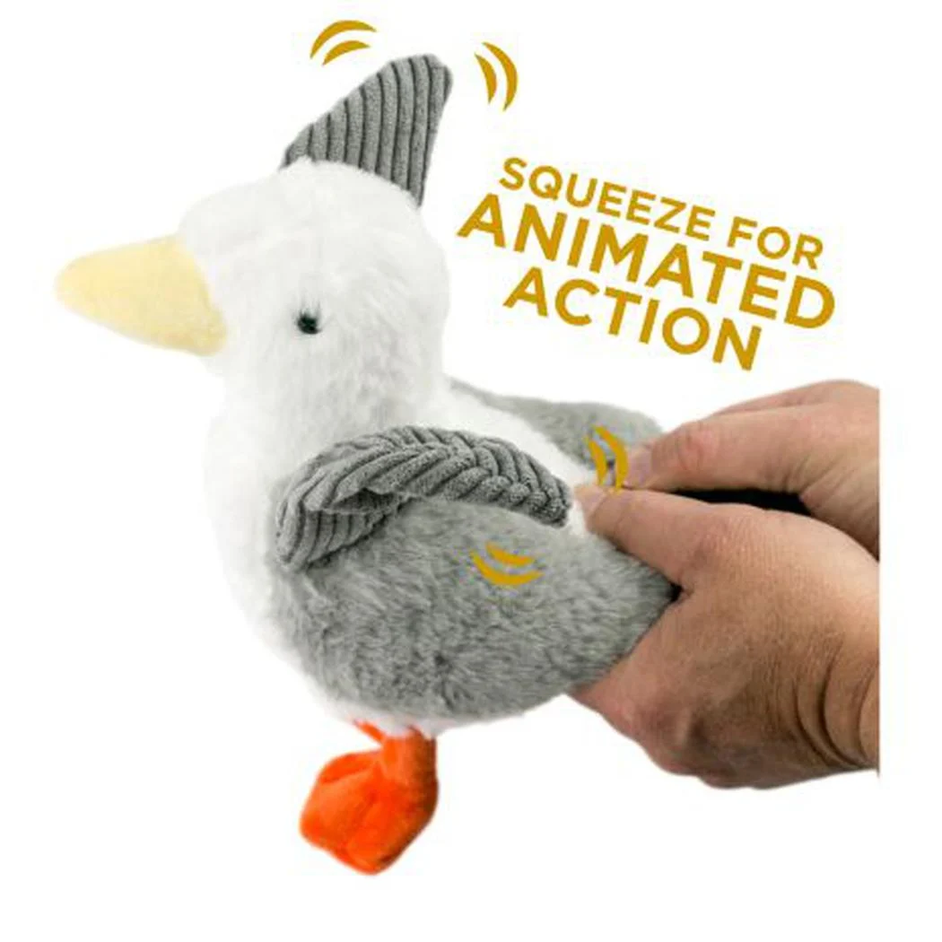 Tall Tails Plush Seagull Animated Wing Toy - 9"