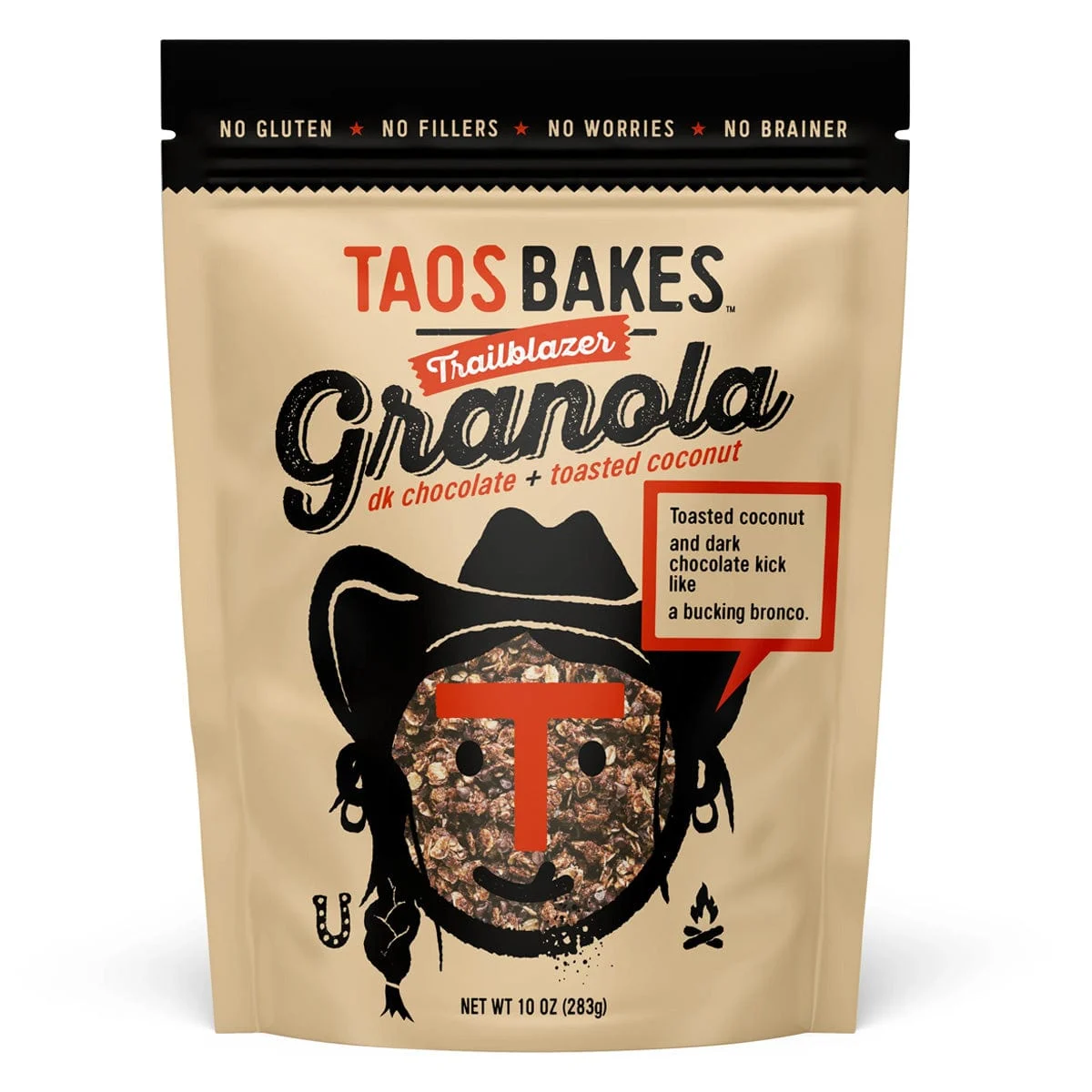 Taos Bakes Dark Chocolate + Toasted Coconut Granola