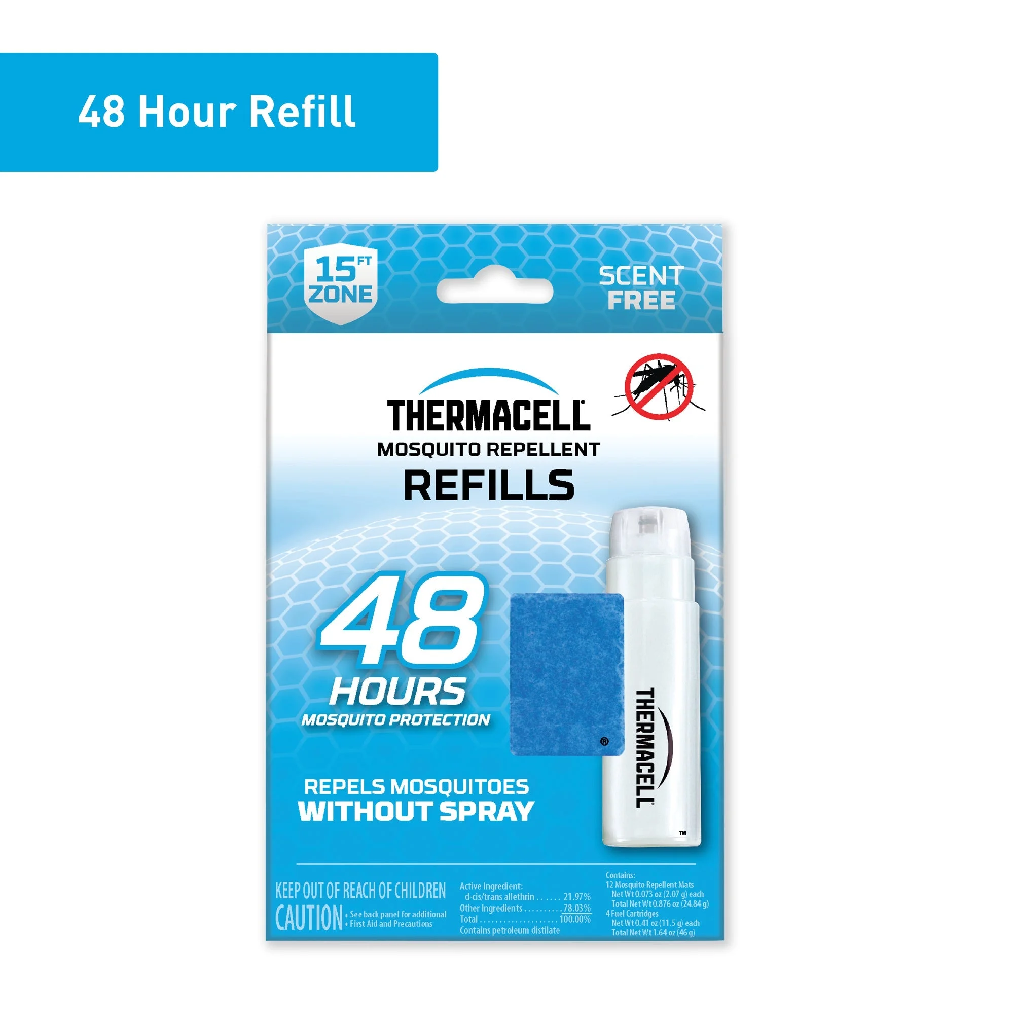 Thermacell Outdoor Mosquito Repellent Refills 48-Hour and 15 Ft. Cover | Miyar Adventures