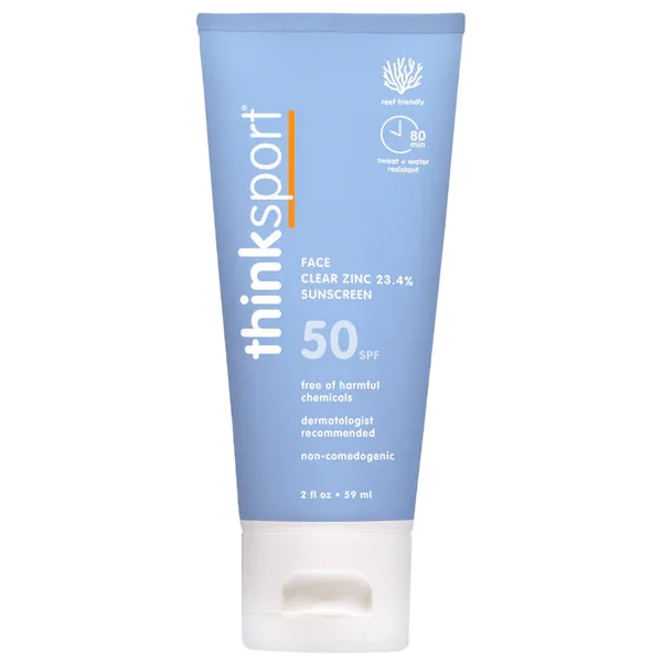 Thinksport SPF 50 Clear Zinc Active Face
