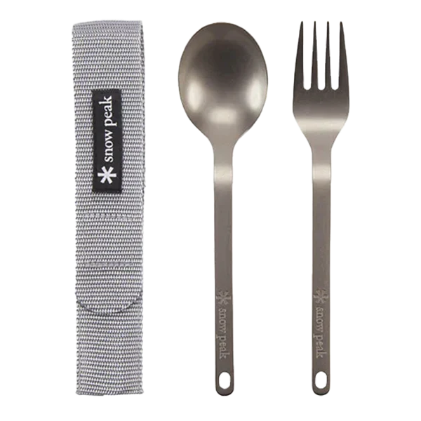Titanium Fork & Spoon Set