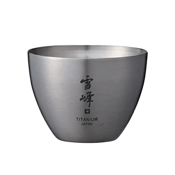 Titanium Sake Double Wall Cup