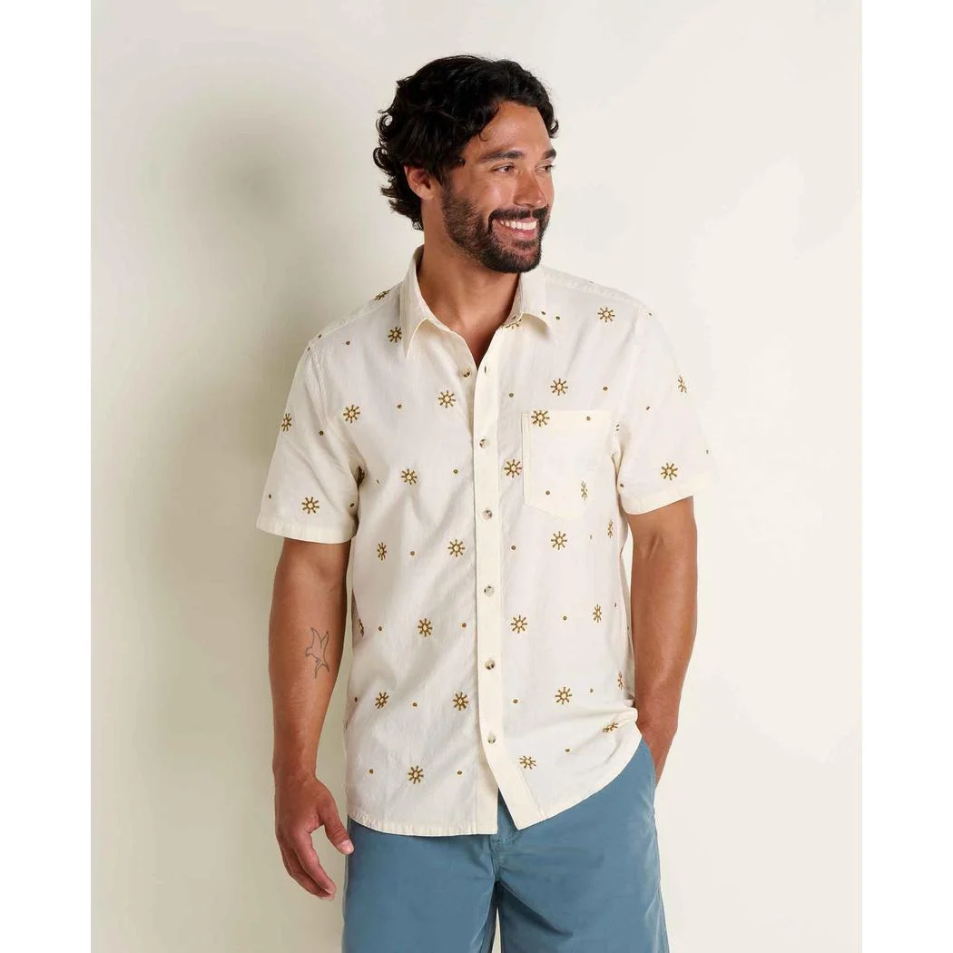 Toad & Co Men's Airscape Short Sleeve Shirt Embroidered