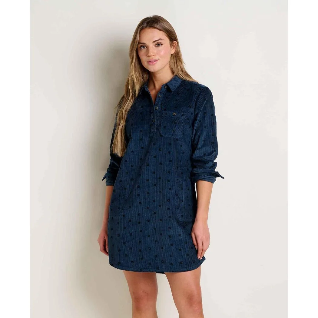 Toad & Co Women's Cassadia Popover Long Sleeve Dress
