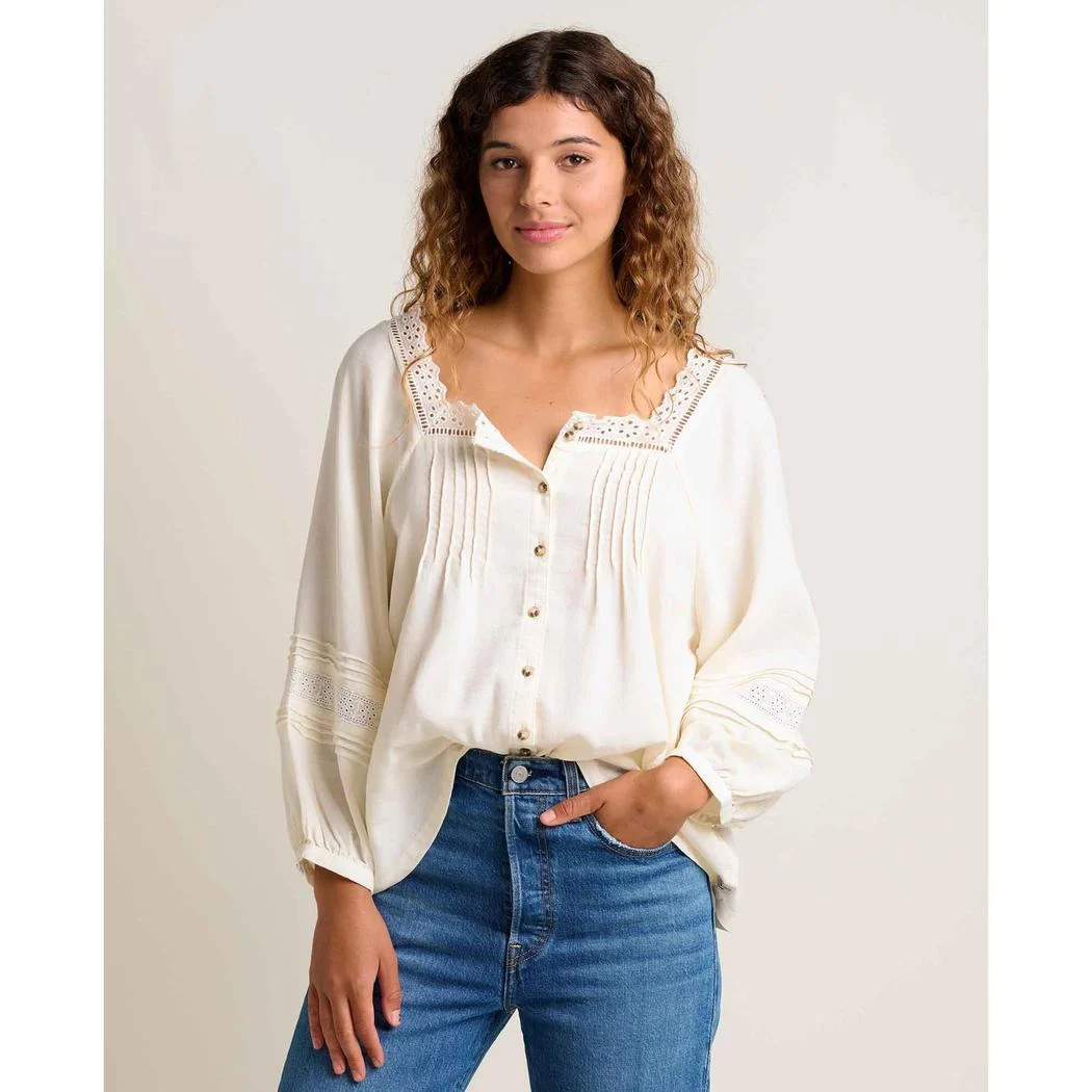 Toad & Co Women's Manzana Peasant LS Shirt