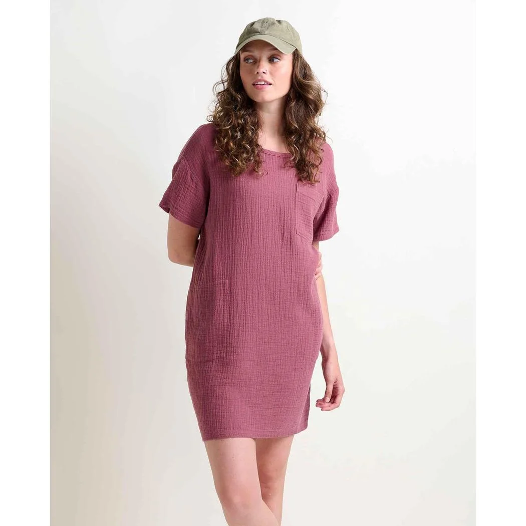Toad & Co Women's Tate Double Weave Short Sleeve Dress
