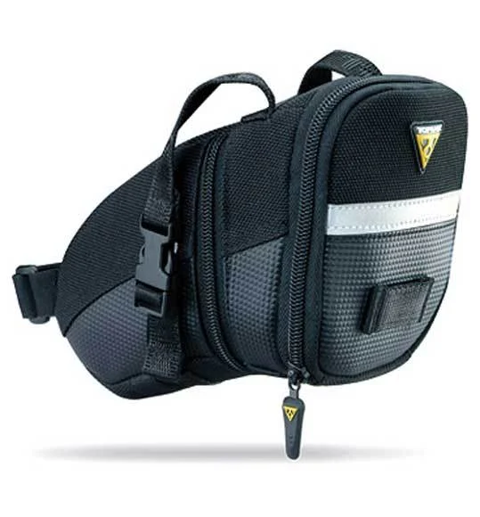 Topeak Medium Aero Seat Wedge Strap Bag with Velcro