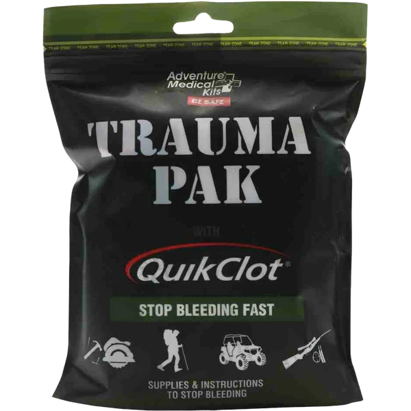 Trauma Pak First Aid Kit with QuikClot
