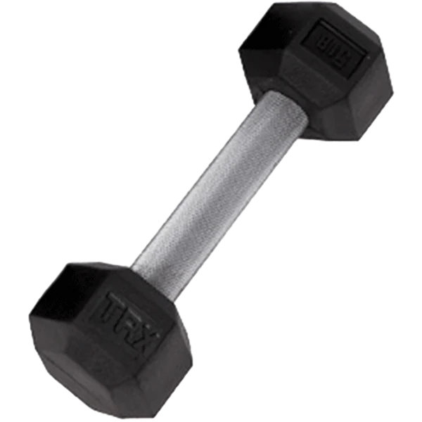 TRX Hex Rubber Dumbbell - 2.5 lb