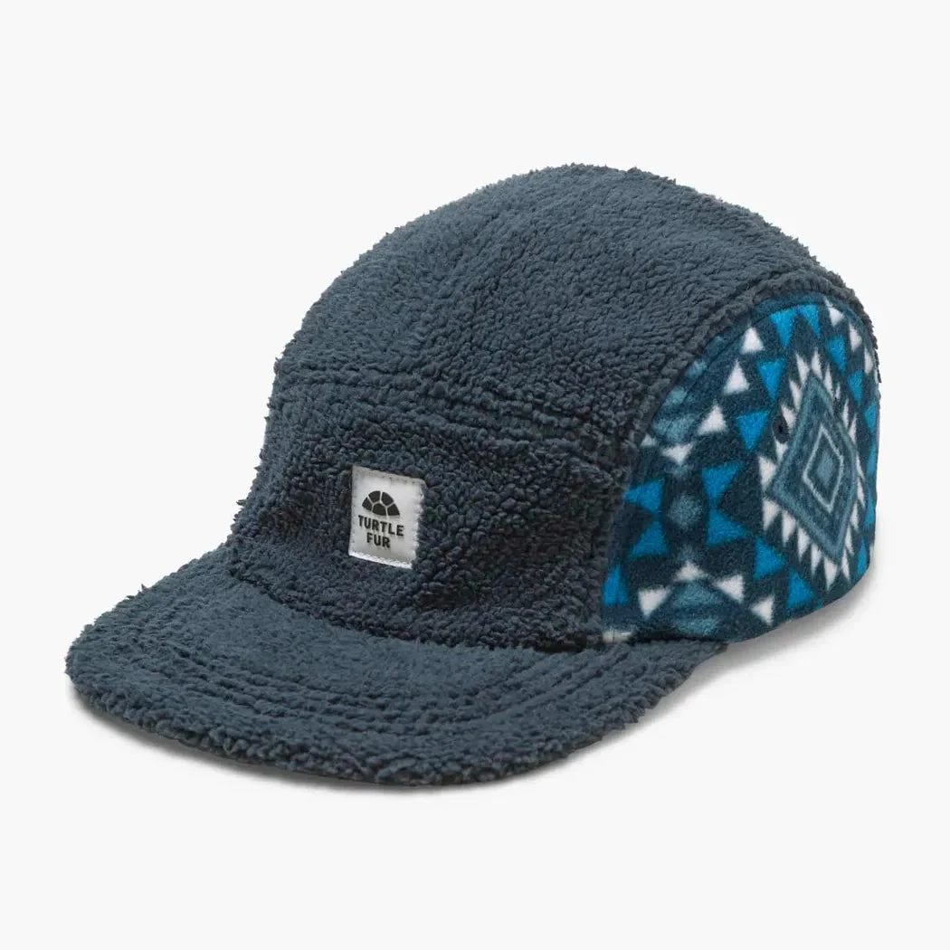 Turtle Fur Printed Fleece Art 5 Panel Hat