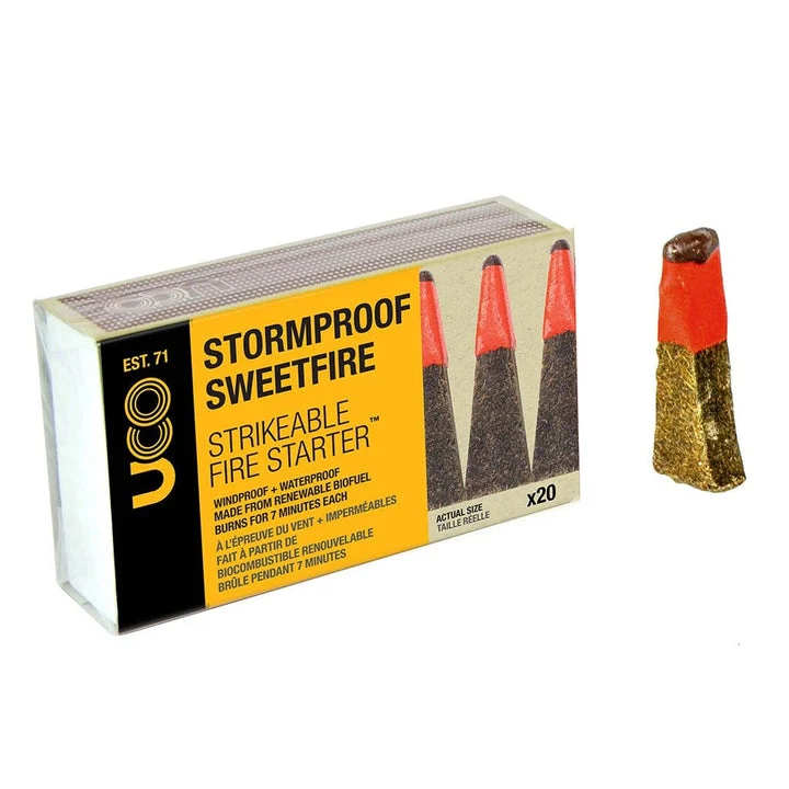 UCO StormProof SweetFire Tinder-20PK | Miyar Adventures
