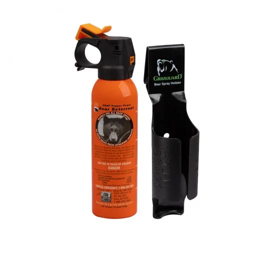 UDAP SOG 7.9oz. Safety Orange Bear Spray with Griz Guard Holster