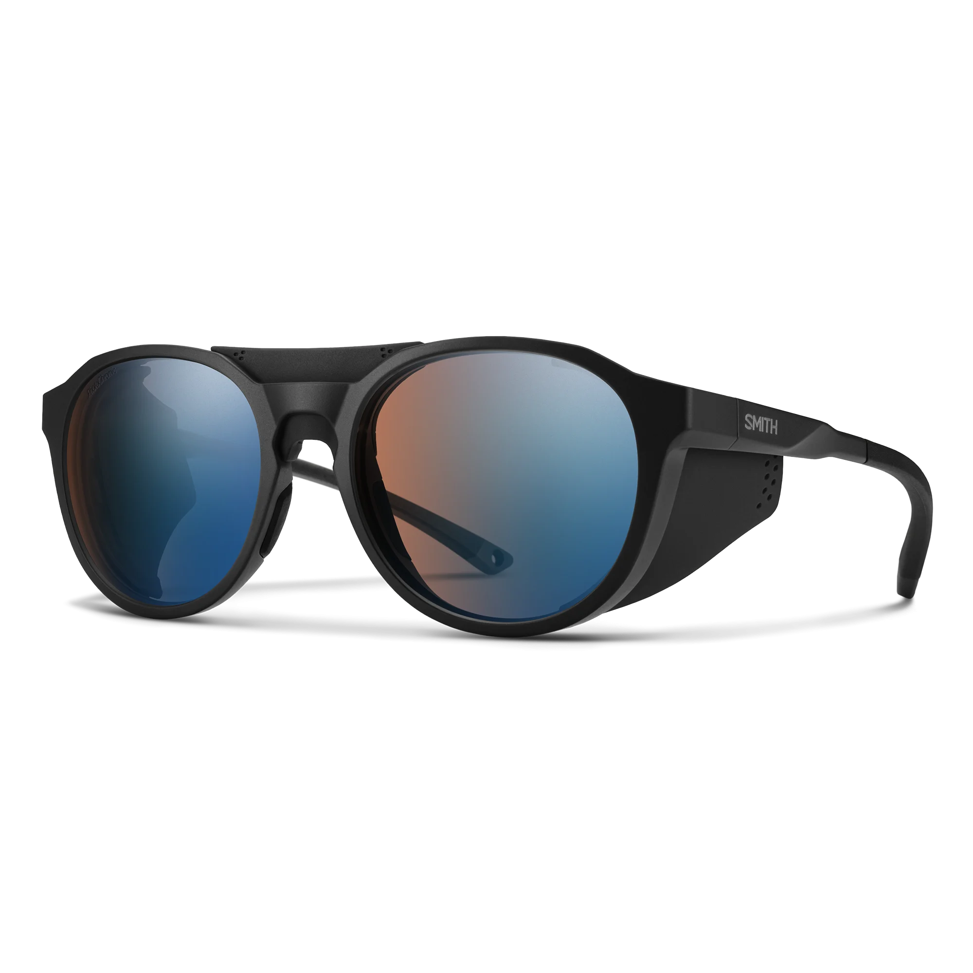 Venture Matte Black + ChromaPop™ Glacier Photochromic Copper Mirror Lens
