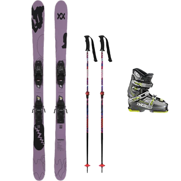 Volkl Kids' Revolt Jr Sport Ski Package