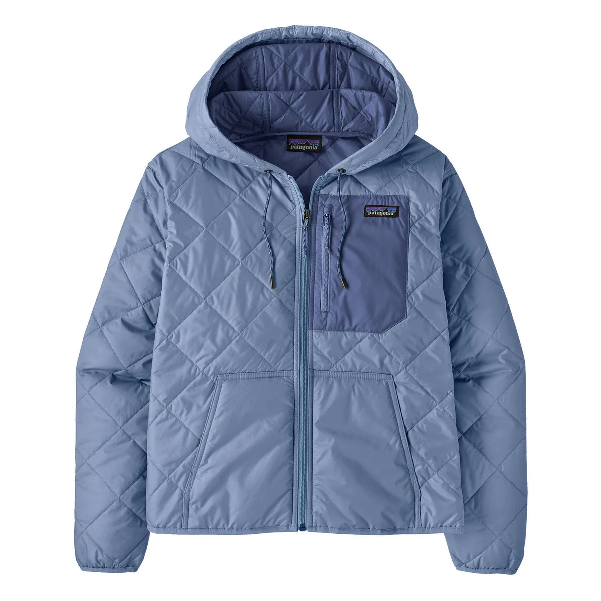 W Diamond Quilted Bomber Hoody