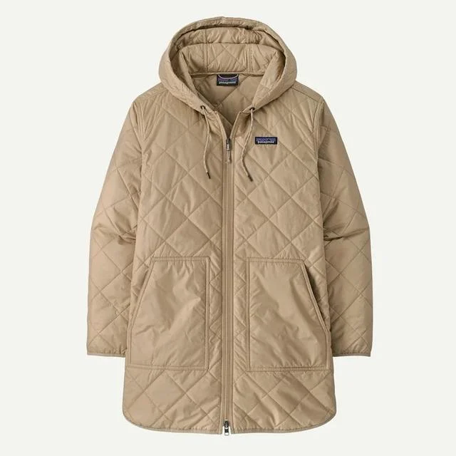 W Diamond Quilted Parka