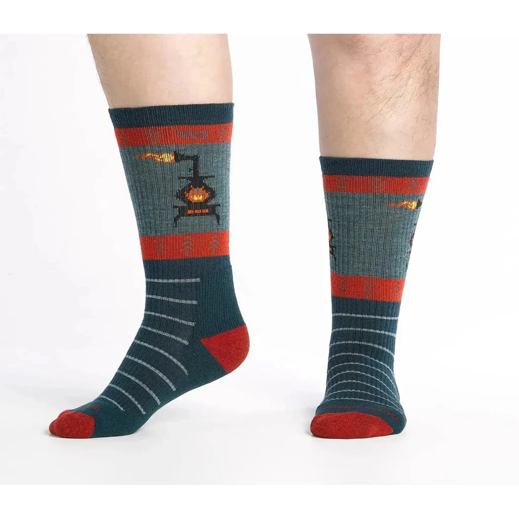 Wide Open Men's Stoked Midweight Sock