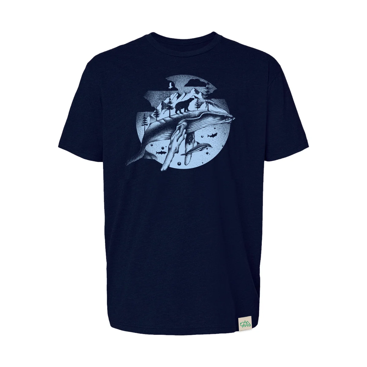 Wild Tribute Land and Sea Sustainable Unisex T-Shirt | Miyar Adventures