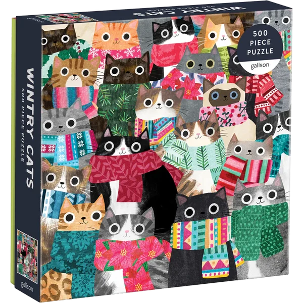 Wintery Cats 500 Piece Puzzle