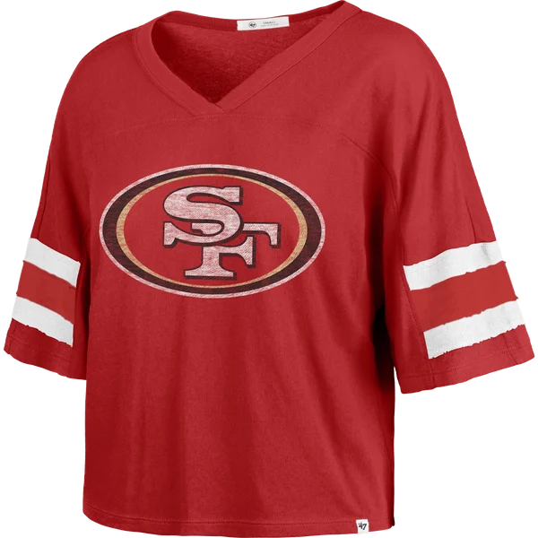 Women's 49ers Premier Scout Crop Tee