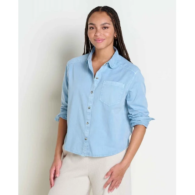 Women's Arroyo Twill Boxy Long Sleeve Shirt